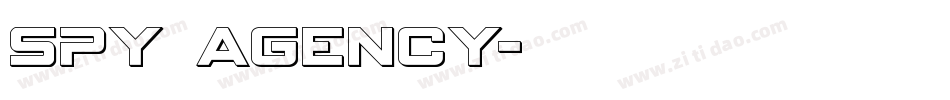 spy agency字体转换